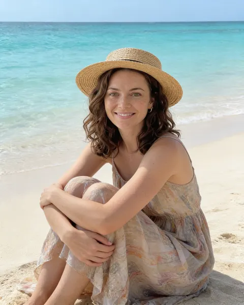 Result 2 of 5: sitting on the sand